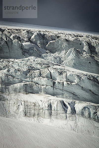 Blick auf das Gletschereis am Jasper Icefield in Alberta  Kanada