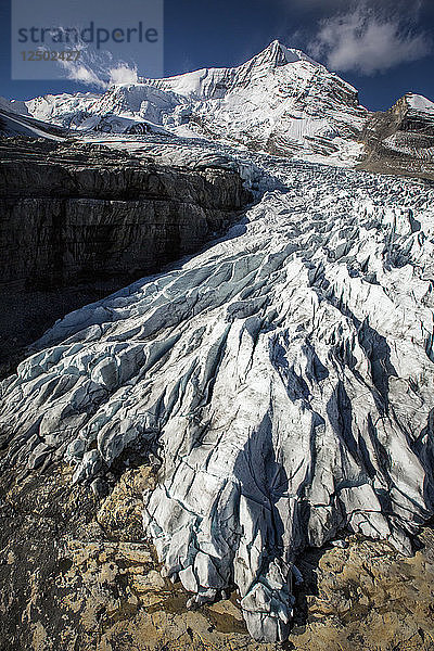 Mount Robson Gletscher  British Columbia  Kanada