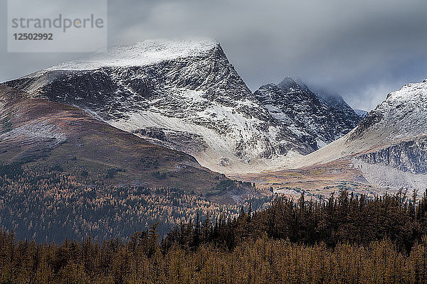 Ansicht des Mount Assiniboine Provincial Park in Kanada