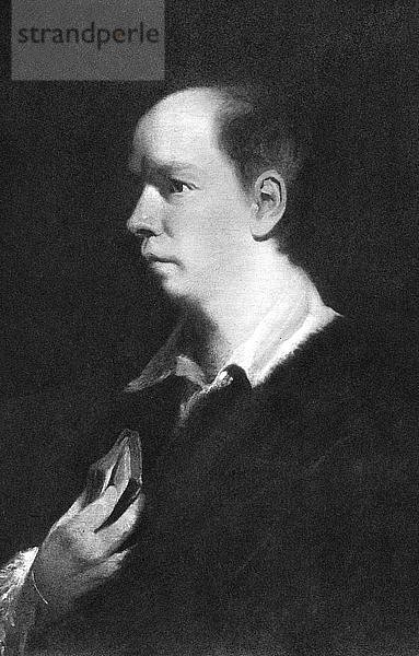 Oliver Goldsmith  irischer Schriftsteller und Arzt  (19. Jahrhundert). Künstler: Unbekannt