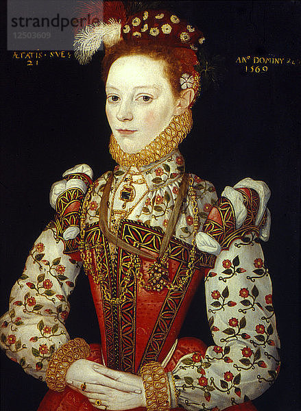 Eine junge Frau  1569. Künstler: Anon