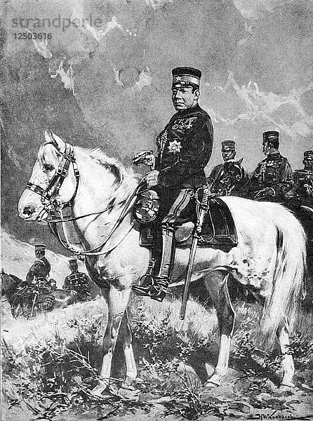 Prinz Iwao Oyama  Russisch-Japanischer Krieg  1904-5. Künstler: Unbekannt