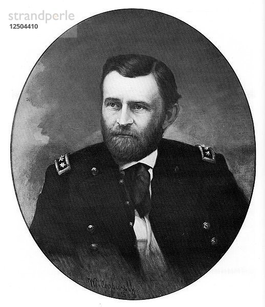 Ulysses S. Grant  18. Präsident der Vereinigten Staaten  (frühes 20. Jahrhundert)  Künstler: William Cogswell