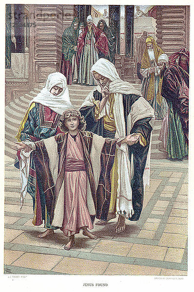 Jesus gefunden  um 1897. Künstler: James Tissot