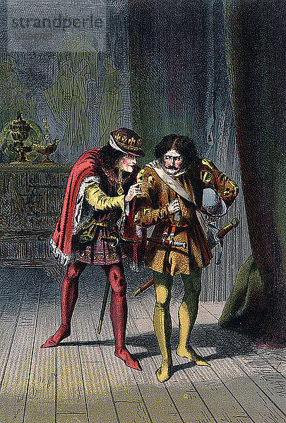 Szene aus Shakespeares Richard III  (1591)  um 1858. Künstler: Robert Dudley