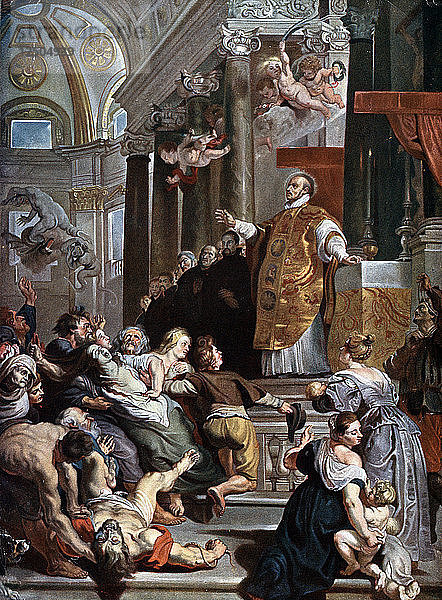 Die Wunder des Heiligen Ignatius von Loyola  um 1617-1618. Künstler: Peter Paul Rubens