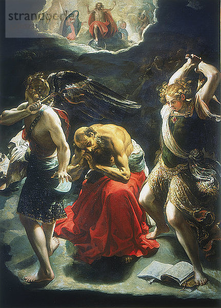 Der Traum des Heiligen Jeromes  um 1600. Künstler: Orazio Borgianni