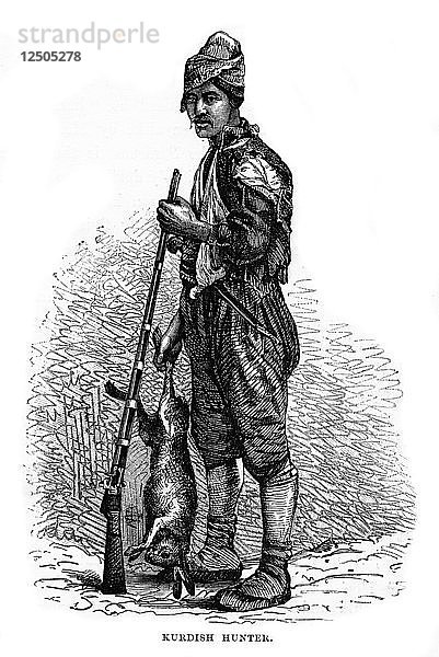 Kurdischer Jäger  19. Jahrhundert. Künstler: Unbekannt