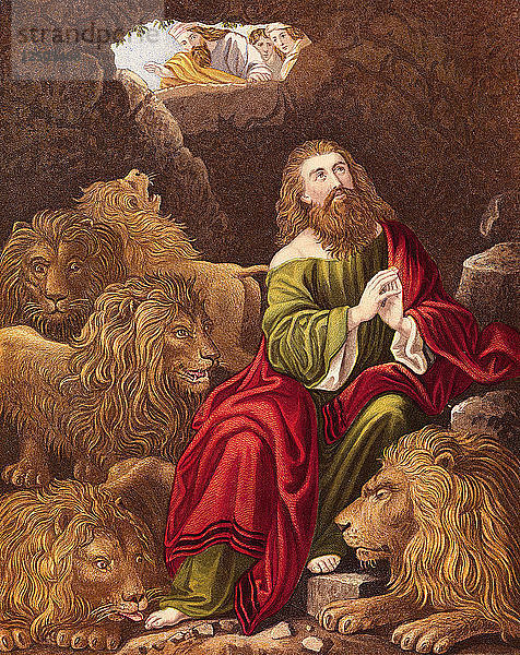 Daniel in der Höhle des Löwen. Künstler: Unbekannt