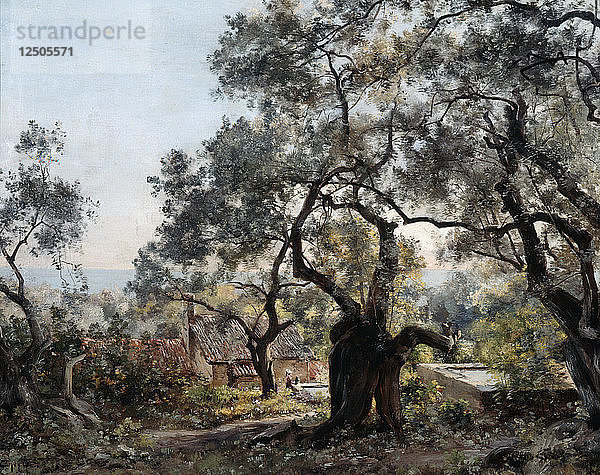 Lodola  in der Nähe von Menton  1892. Künstler: Emmanuel Lansyer