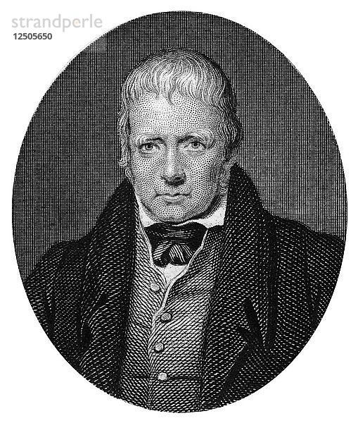 Sir Walter Scott  1. Baronet  schottischer historischer Romanautor und Dichter  1877. Künstler: Unbekannt