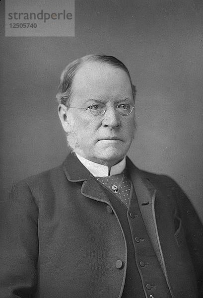 Lyon Playfair  schottischer Chemiker und Politiker  1890-1894. Künstler: W&D Downey