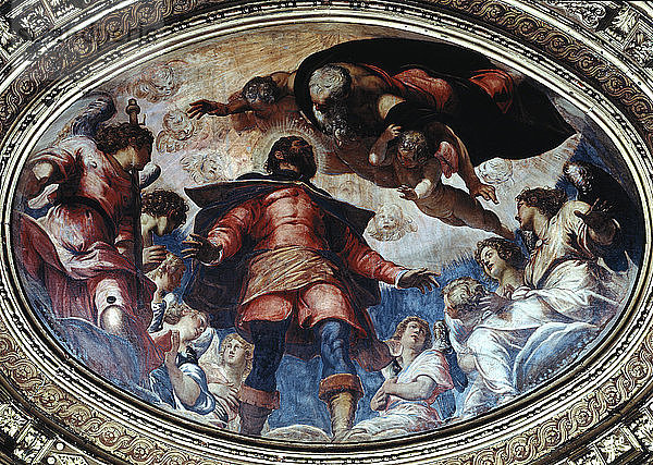 San Rocco in voller Pracht  1564. Künstler: Jacopo Tintoretto