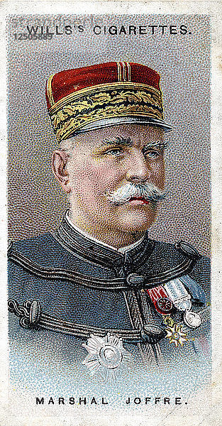 Joseph Jacques Cesaire Joffre  französischer Soldat  1917. Künstler: Unbekannt