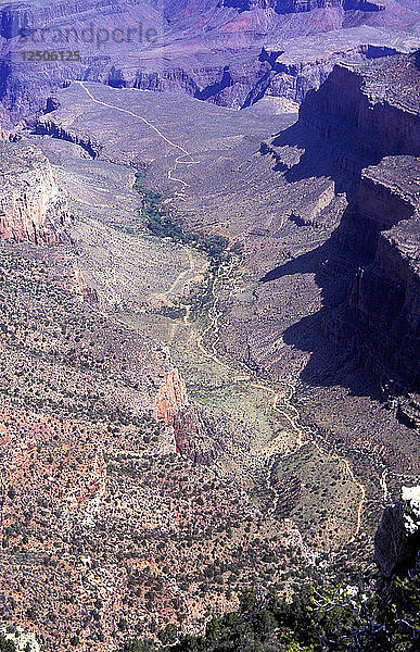 Luftaufnahme des Grand Canyon  Arizona  USA. Künstler: Unbekannt