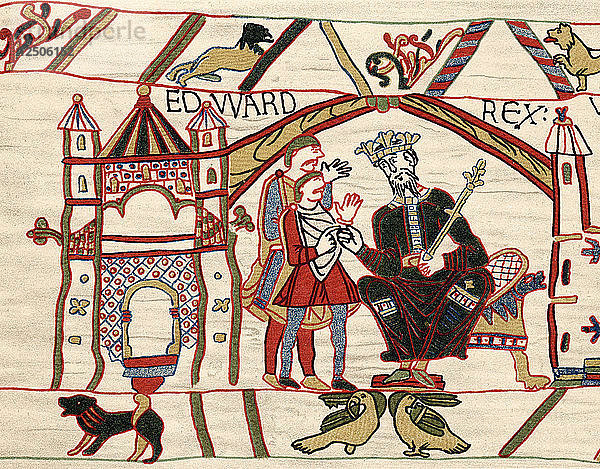Edward der Bekenner  angelsächsischer König von England  1070er Jahre. Künstler: Unbekannt
