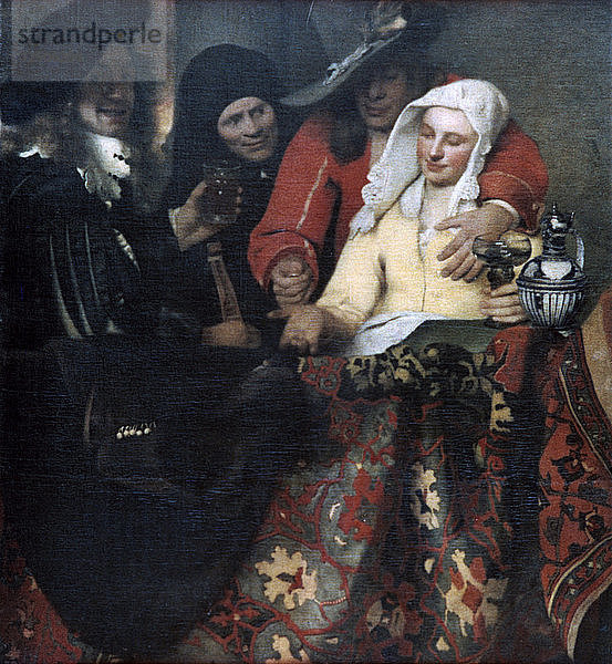 Die Zuhälterin  1656. Künstler: Jan Vermeer