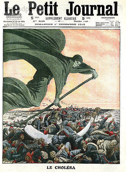 Cholera  1912. Künstler: Unbekannt