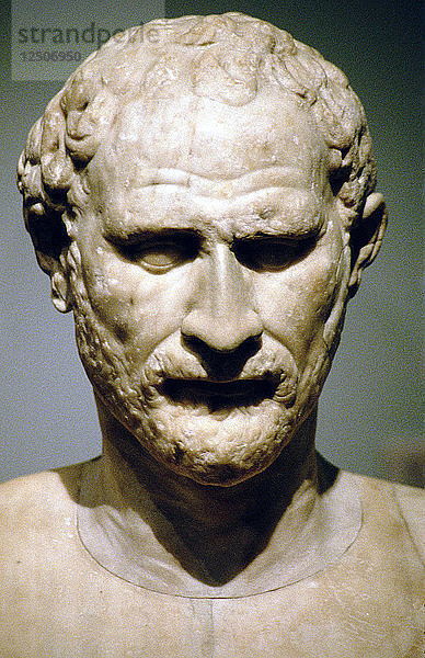 Demosthenes  athenischer Redner und Staatsmann. Künstler: Unbekannt