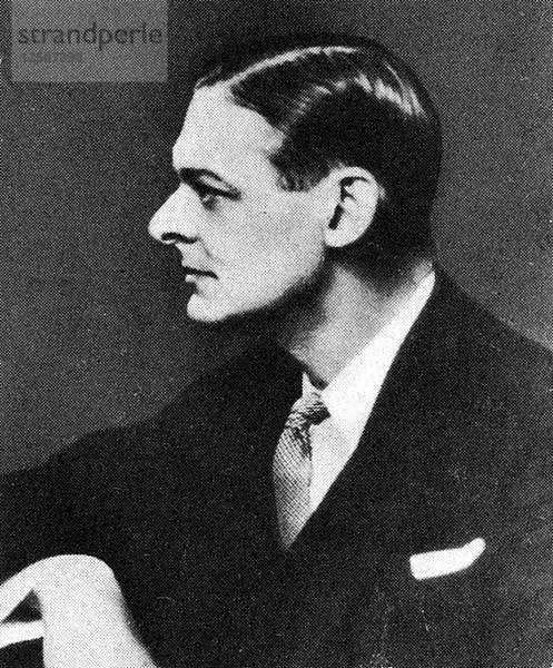 TS Eliot  in Amerika geborener britischer Dichter  Dramatiker und Kritiker  um 1930. Künstler: Unbekannt