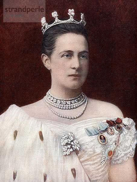 Prinzessin Olga Konstantinowna von Russland  Ende des 19. bis Anfang des 20. Jahrhunderts. Künstler: Unbekannt