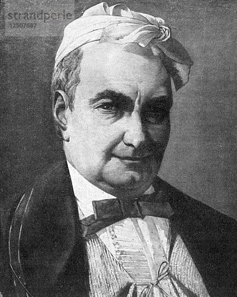 Charles Augustin Sainte-Beuve  französischer Literaturkritiker  19. Jahrhundert. Künstler: Unbekannt