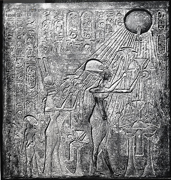 Echnaton (Amenhotep IV) ketzerischer ägyptischer Pharao. Künstler: Unbekannt