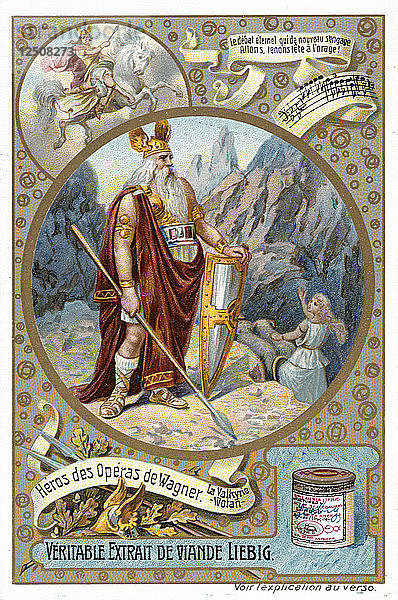 Odin  1890-1910. Künstler: Delitz