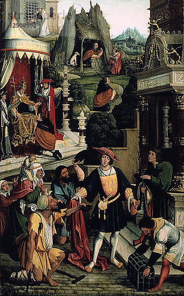 Legende des Heiligen Rochus  16. Jahrhundert. Künstler: Bernaert van Orley