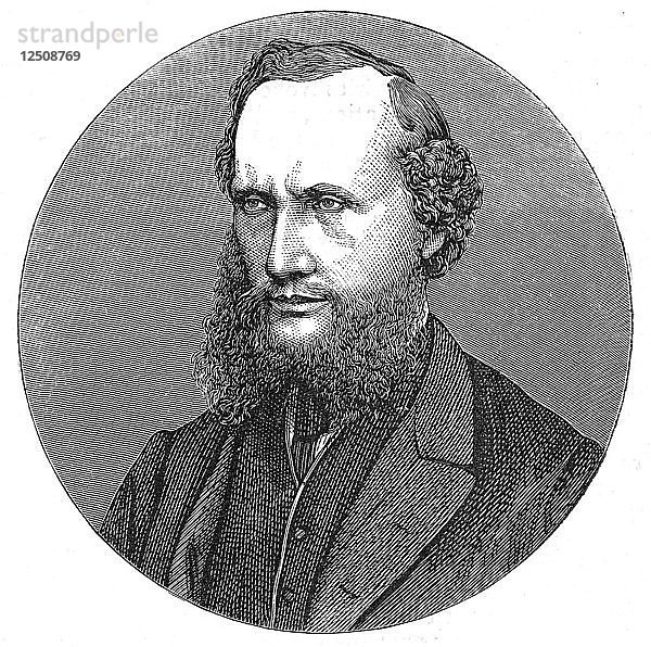 Lord Kelvin  schottischer Mathematiker und Physiker  1876 Künstler: Unbekannt