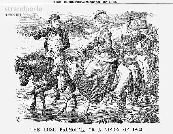 Das irische Balmoral  oder eine Vision von 1869  1868. Künstler: John Tenniel
