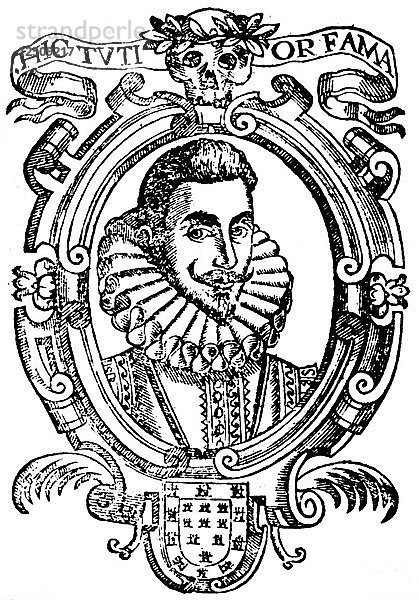 Lope Felix de Vega Carpio  spanischer Dichter und Dramatiker  16. bis 17. Jahrhundert. Künstler: Unbekannt