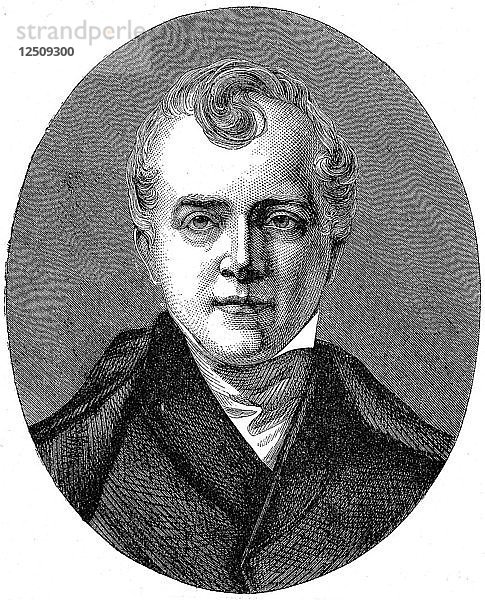 Charles Bell (1774-1842)  schottischer Chirurg und Anatom. Künstler: Unbekannt