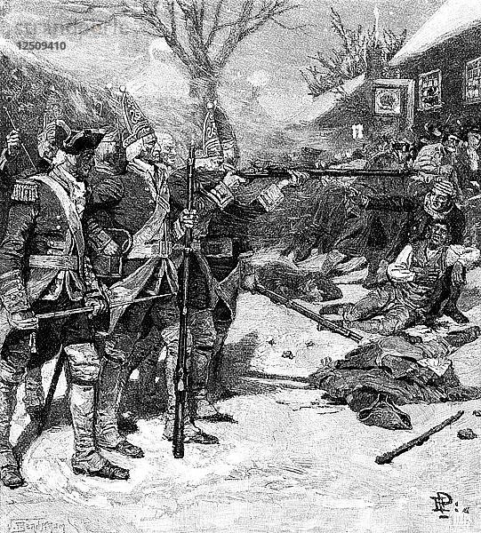 Amerikanischer Unabhängigkeitskrieg  1770  (1883). Künstler: Unbekannt