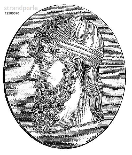 Platon (ca. 428-c348 v. Chr.)  antiker griechischer Philosoph. Künstler: Unbekannt