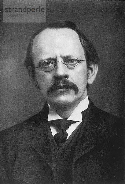 JJ Thomson  britischer Physiker  ca. 1896 bis 1915. Künstler: Unbekannt