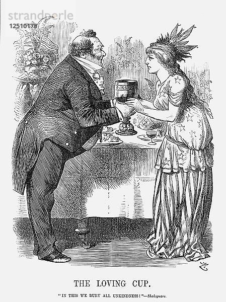 Der Pokal der Liebe  1872. Künstler: Joseph Swain