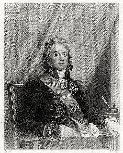 Charles Maurice de Talleyrand-Perigord  französischer Diplomat  19. Jahrhundert. Künstler: S. Freeman