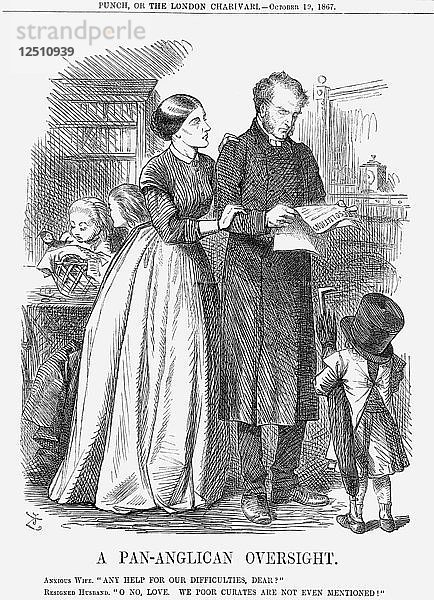 Eine pan-anglikanische Aufsicht  1867. Künstler: John Tenniel