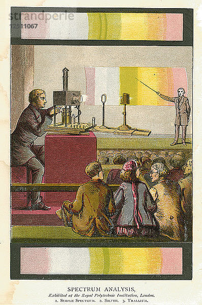 Spektralanalyse  1873. Künstler: Unbekannt