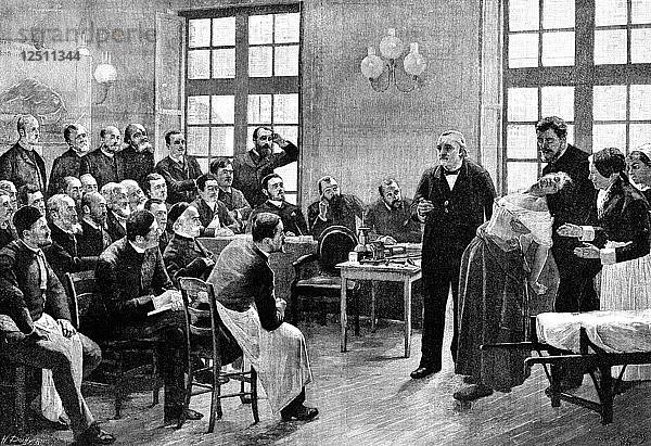 Jean Martin Charcot  französischer Neurologe und Pathologe  1887. Künstler: Anon