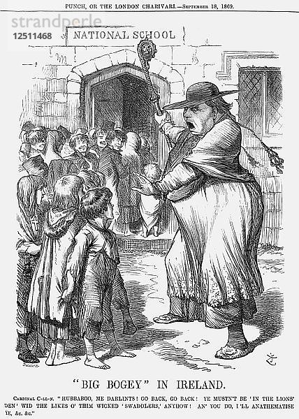 Big Bogey in Irland  1869. Künstler: Joseph Swain