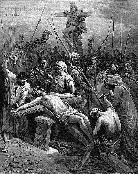 Kreuzigung  1866. Künstler: Gustave Doré