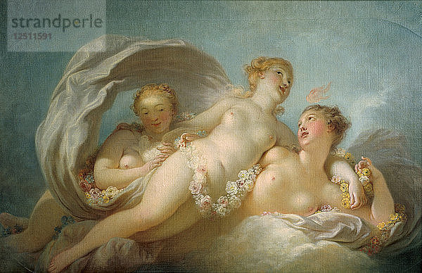 Die drei Grazien  18. Jahrhundert. Künstler: Jean-Honore Fragonard