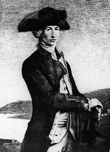 Kapitän Horatio Nelson  1777-1781  (19. Jahrhundert). Künstler: Unbekannt