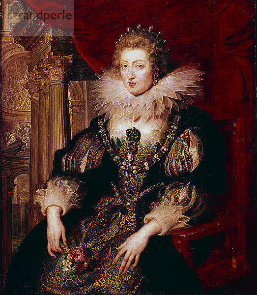 Anna von Österreich  Königingemahlin von Frankreich  17. Jahrhundert. Künstler: Peter Paul Rubens
