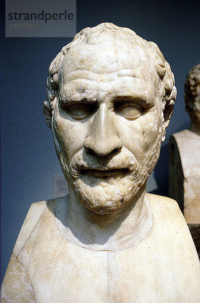Demosthenes  athenischer Redner und Staatsmann. Künstler: Unbekannt