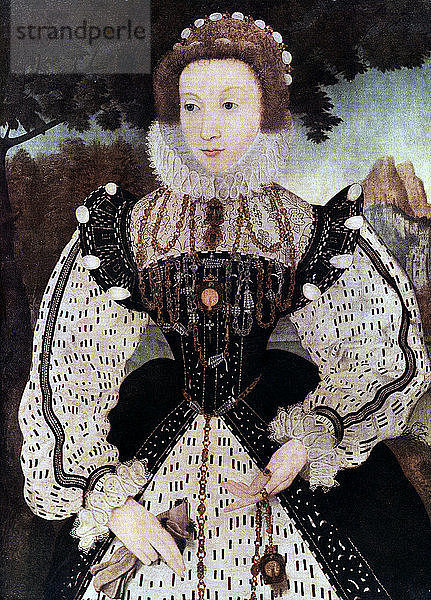 Maria  Königin der Schotten  16. Jahrhundert. Künstler: Unbekannt