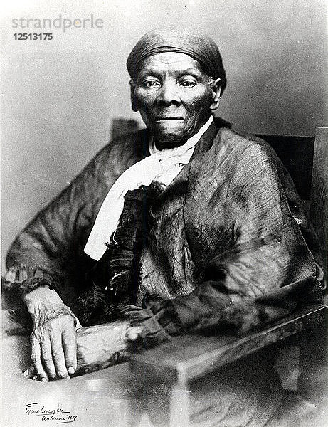 Harriet Tubman  amerikanische Anti-Sklaverei-Aktivistin  um 1900. Künstler: Unbekannt