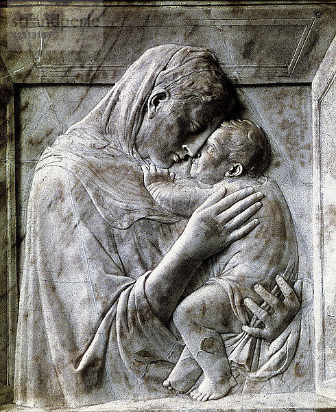 Piazzi-Madonna (Jungfrau mit Kind)  1420-1430er Jahre. Künstler: Donatello